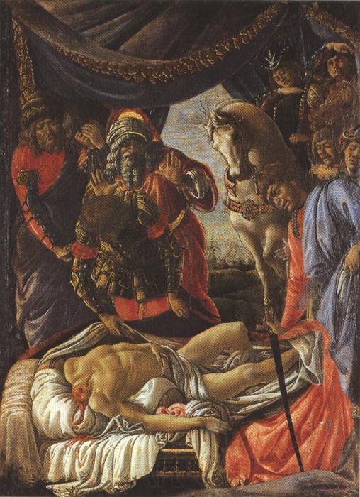 Sandro Botticelli Discovery of the Body of Holofernes (mk36) Norge oil painting art